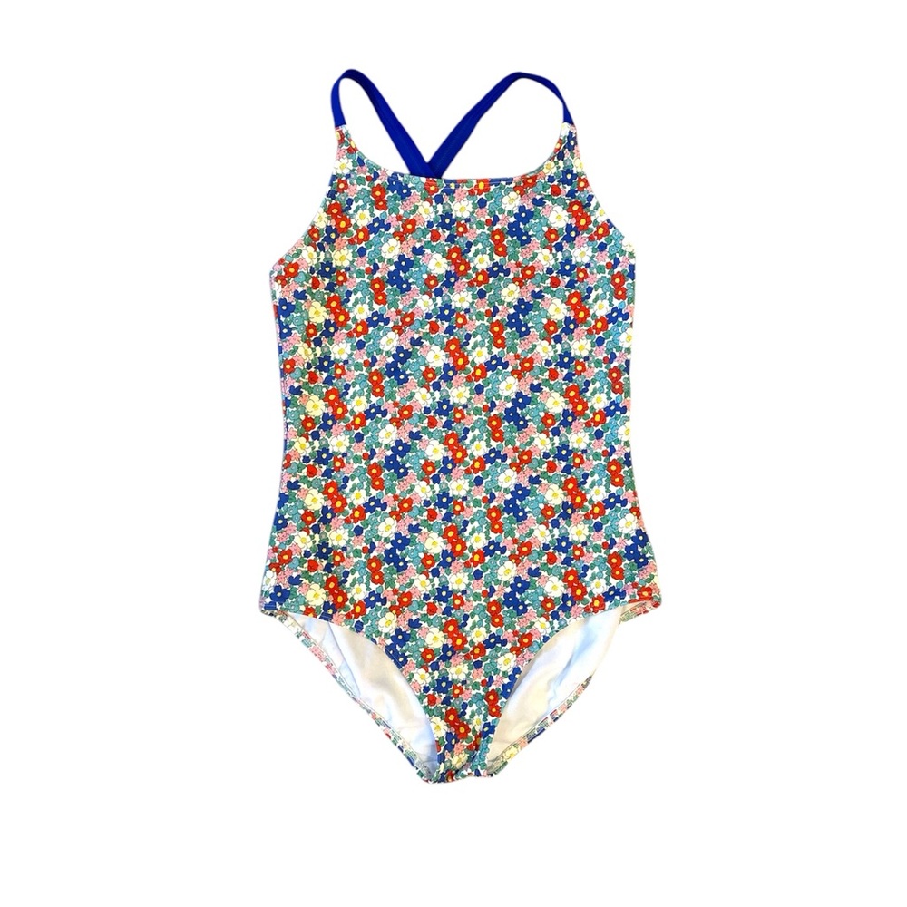 Mini Boden Cross-back Swimsuit 11-12